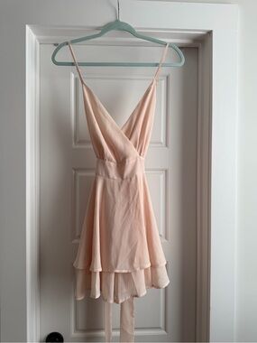 Pink/Blush Romper Mini Dress